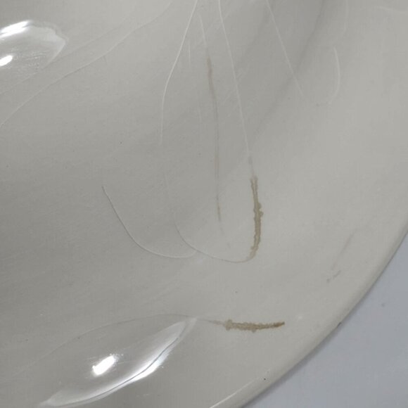 RC Real Ceramica Portugal Fruit Bowl Vibrant Strawberries Peaches Leaves Vintage - Picture 9 of 12